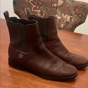 COLE HAAN sz 7. B vintage 90s Brown Leather Chukka Chelsea Boot